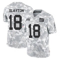 Tlead NY.Giants #18 Darius Slayton Player Arctic Camo Salute To Service Limited Game Stitched Jerseys