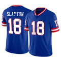 Tlead NY.Giants #18 Darius Slayton Player Royal Classic Vapor Home Game Stitched Jerseys