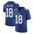 Tlead NY.Giants #18 Darius Slayton Player Royal Limited Vapor Untouchable Home Game Stitched Jerseys