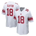Tlead NY.Giants #18 Darius Slayton Player White Home Game Stitched Jerseys