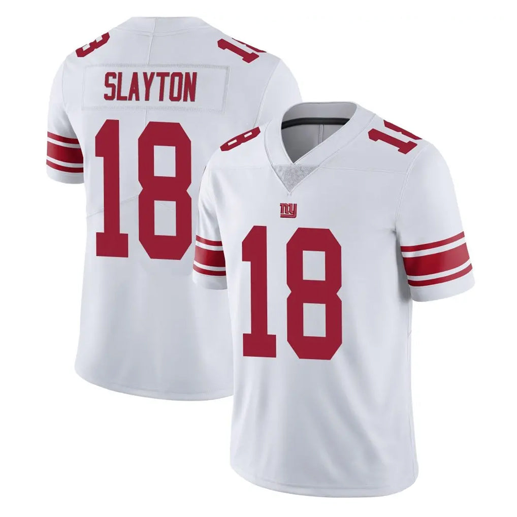 Tlead NY.Giants #18 Darius Slayton Player White Limited Vapor Untouchable Home Game Stitched Jerseys