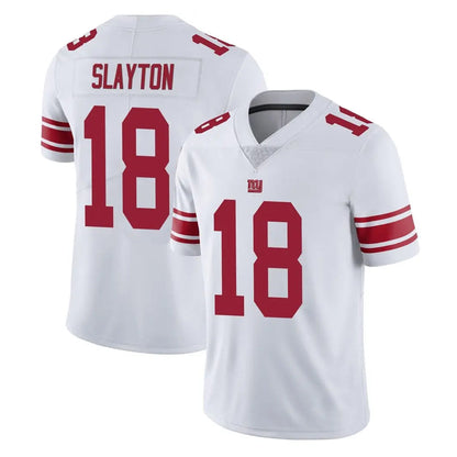 Tlead NY.Giants #18 Darius Slayton Player White Limited Vapor Untouchable Home Game Stitched Jerseys