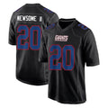 Tlead NY.Giants #20 Greg Newsome II Player Carbon Fashion Limited Home Game Stitched Jerseys