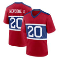 Tlead NY.Giants #20 Greg Newsome II Player Red Century Home Game Stitched Jerseys