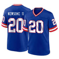 Tlead NY.Giants #20 Greg Newsome II Player Royal Classic Home Game Stitched Jerseys