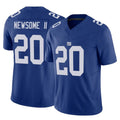 Tlead NY.Giants #20 Greg Newsome II Player Royal Limited Vapor F.U.S.E. Home Game Stitched Jerseys