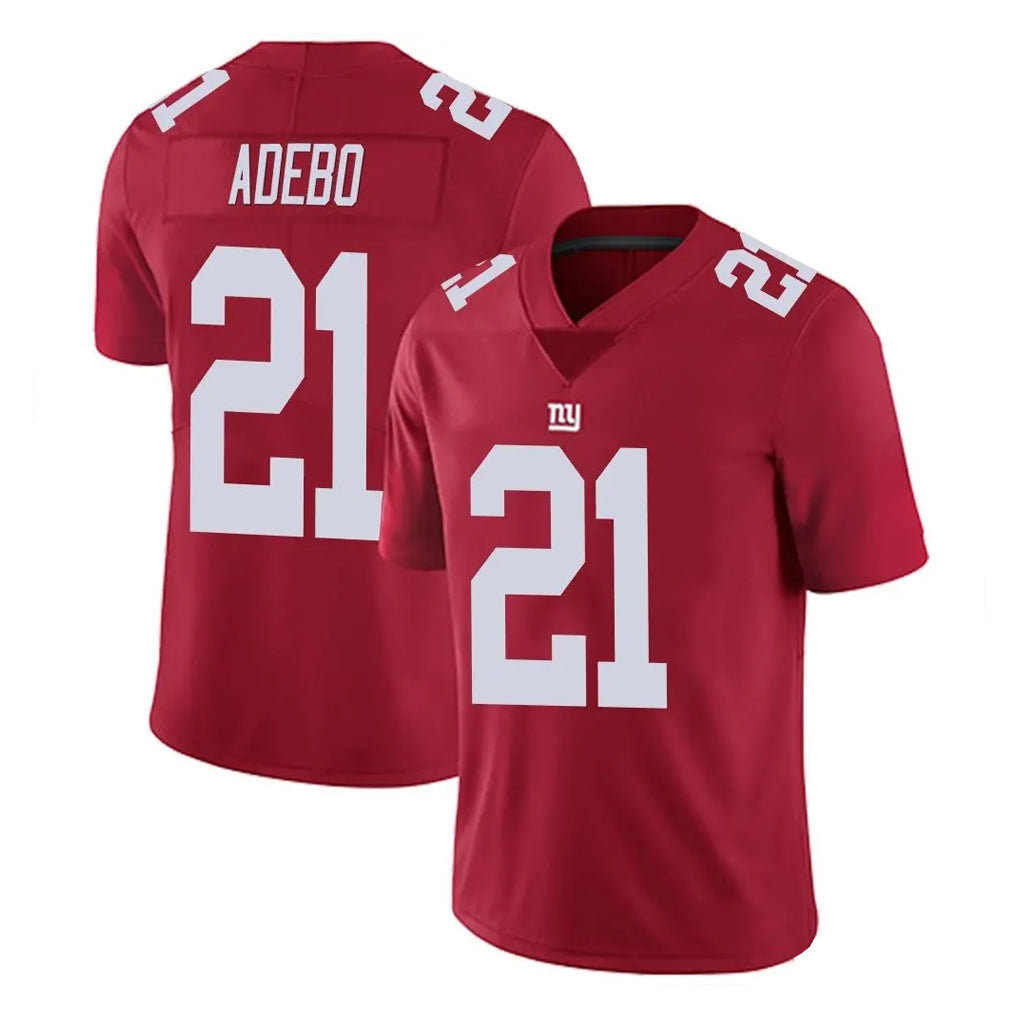 Tlead NY.Giants #21 Paulson Adebo Player Red Limited Vapor Untouchable Home Game Stitched Jerseys