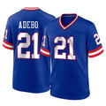Tlead NY.Giants #21 Paulson Adebo Player Royal Classic Home Game Stitched Jerseys