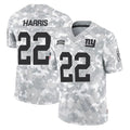 Tlead NY.Giants #22 Najee Harris Player Arctic Camo Salute To Service Limited Game Stitched Jerseys