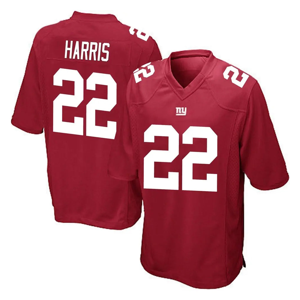 Tlead NY.Giants #22 Najee Harris Player Red Home Game Stitched Jerseys