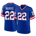 Tlead NY.Giants #22 Najee Harris Player Royal Classic Home Game Stitched Jerseys