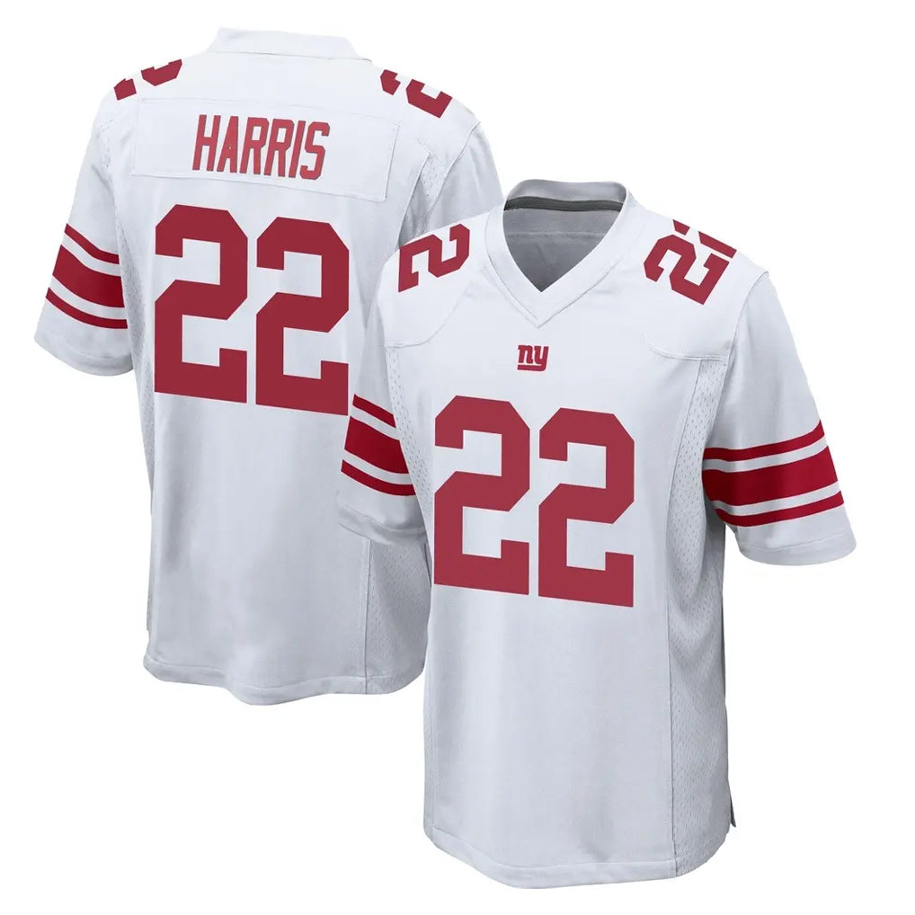 Tlead NY.Giants #22 Najee Harris Player White Home Game Stitched Jerseys