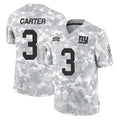 Tlead NY.Giants #3 Abdul Carter Player Arctic Camo Salute To Service Limited Game Stitched Jerseys