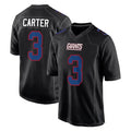 Tlead NY.Giants #3 Abdul Carter Player Carbon Fashion Limited Home Game Stitched Jerseys