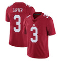 Tlead NY.Giants #3 Abdul Carter Player Red Limited Vapor Untouchable Home Game Stitched Jerseys