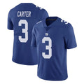 Tlead NY.Giants #3 Abdul Carter Player Royal Limited Vapor Untouchable Home Game Stitched Jerseys
