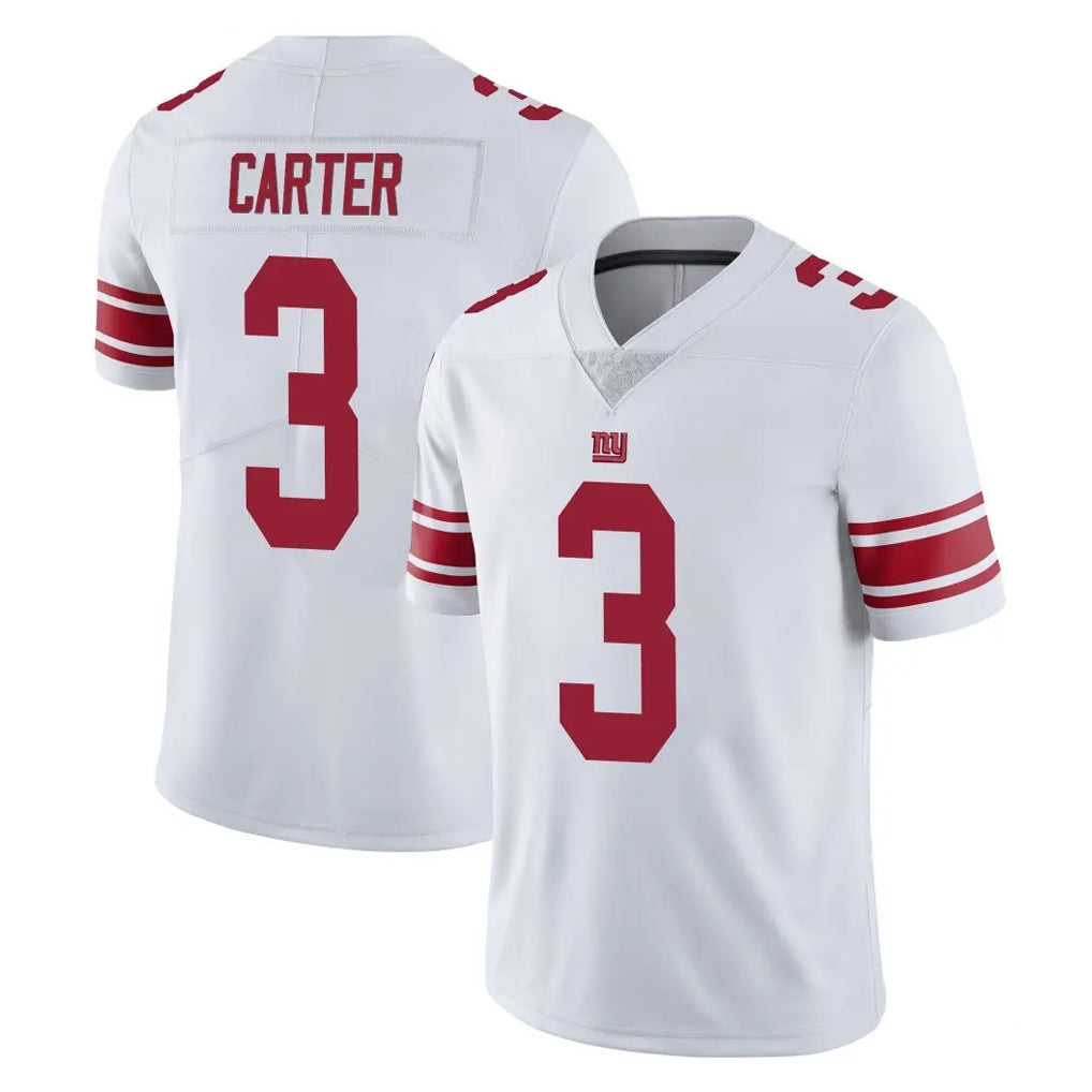 Tlead NY.Giants #3 Abdul Carter Player White Limited Vapor Untouchable Home Game Stitched Jerseys
