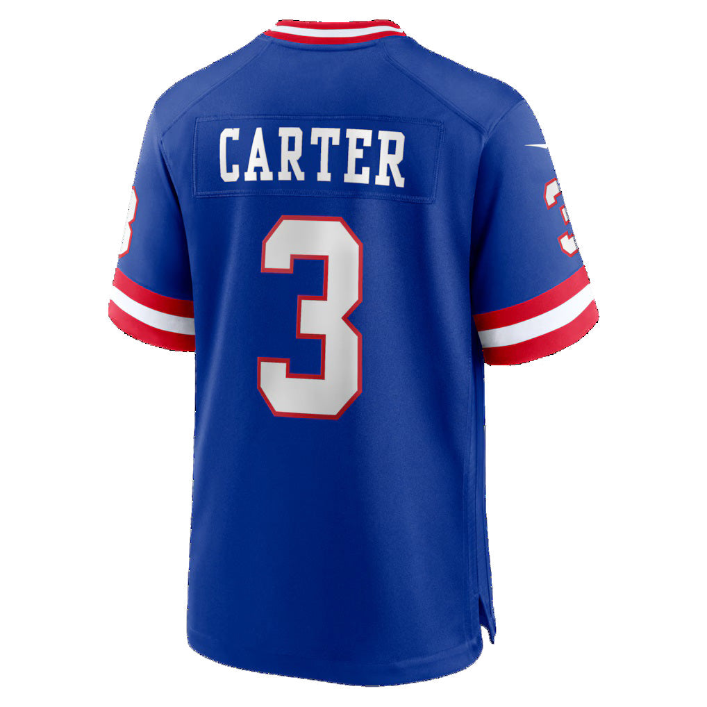 Tlead NY.Giants #3 Abdul Carter Royal Alternate 2 Game Jersey