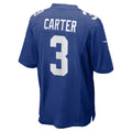 Tlead NY.Giants #3 Abdul Carter Royal Team Game Stitched Jerseys