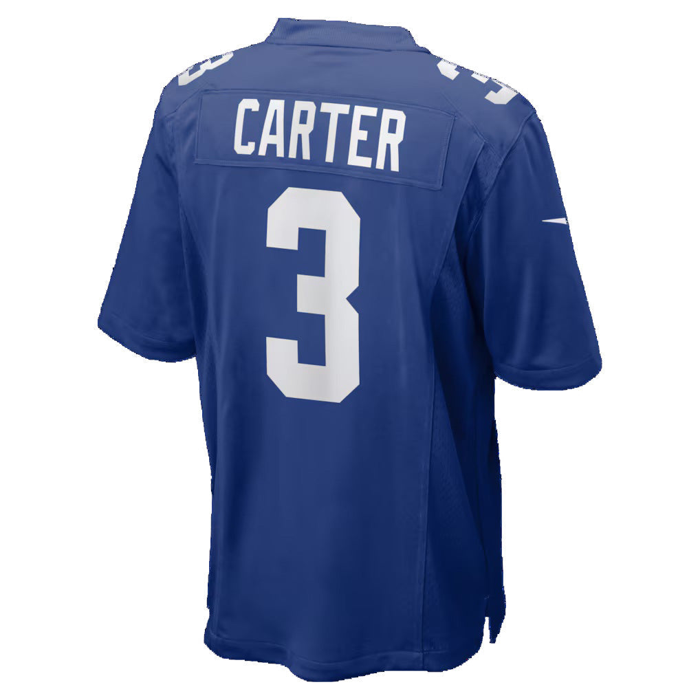 Tlead NY.Giants #3 Abdul Carter Royal Team Game Stitched Jerseys