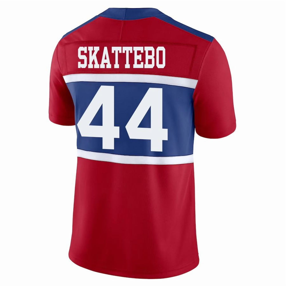 Tlead NY.Giants #44 Cam Skattebo Player Century Red Vapor Limited Stitched Jerseys