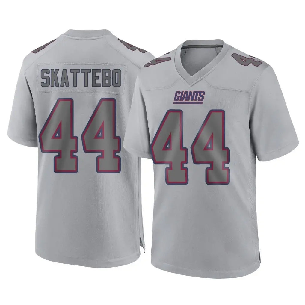 Tlead NY.Giants #44 Cam Skattebo Player Gray Atmosphere Fashion Limited Game Stitched Jerseys