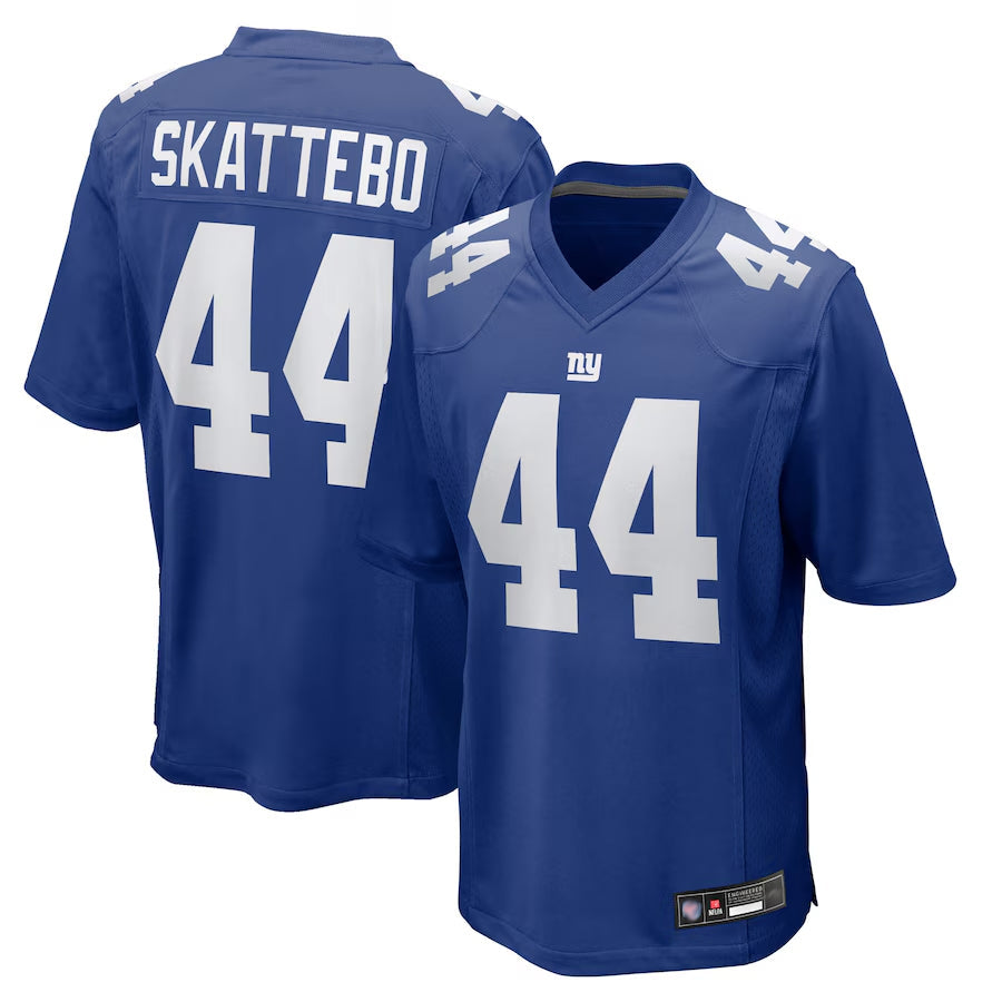 Tlead NY.Giants #44 Cam Skattebo Player Royal Team Game Football Jerseys