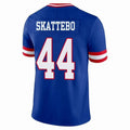 Tlead NY.Giants #44 Cam Skattebo Player Royal Throwback Vapor Limited Football Jerseys