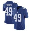 Tlead NY.Giants #49 Tremaine Edmunds Player Royal Limited Vapor Untouchable Home Game Stitched Jerseys