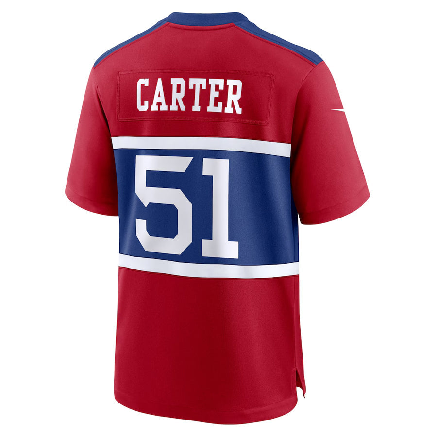 Tlead NY.Giants #51 Abdul Carter Player Red Home Game Stitched Jerseys