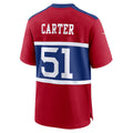 Tlead NY.Giants #51 Abdul Carter Player Red Home Game Stitched Jerseys