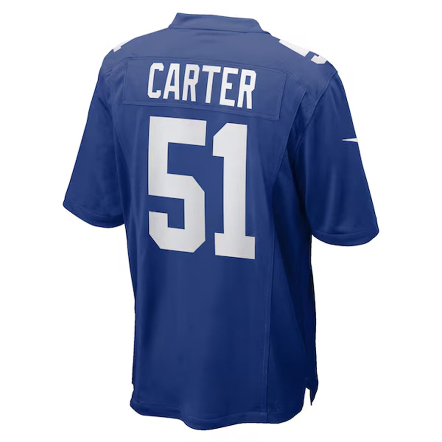 Tlead NY.Giants #51 Abdul Carter Player Royal Game Stitched Jerseys