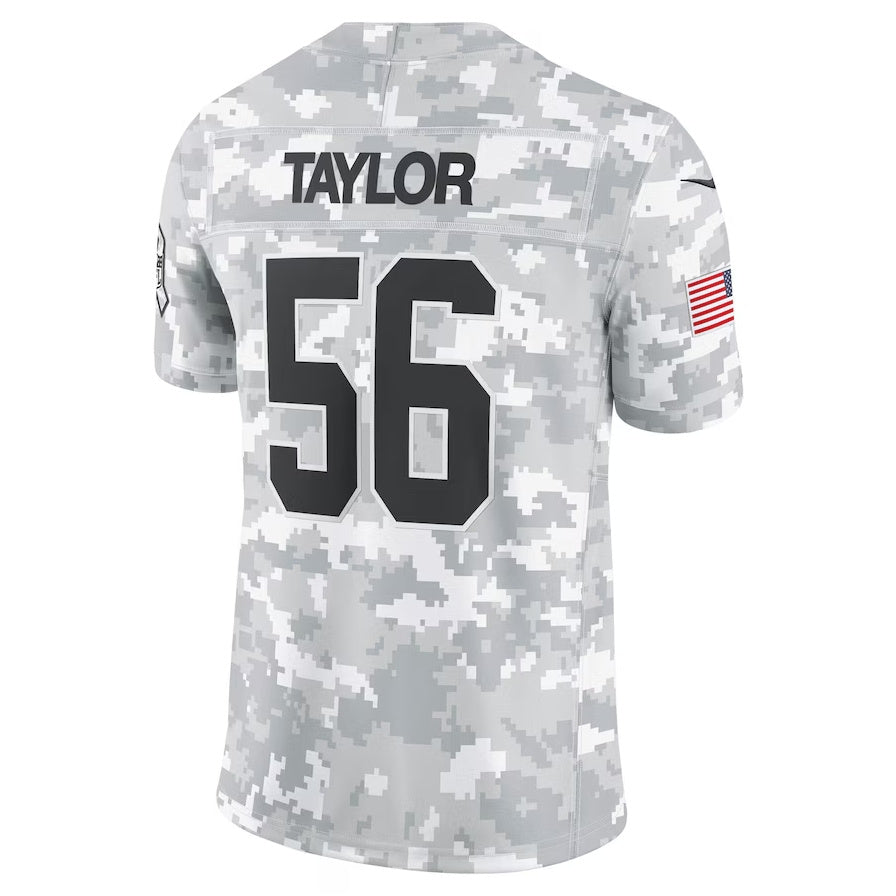 Tlead NY.Giants #56 Lawrence Taylor Arctic Camo 2024 Salute to Service Retired Player Limited Stitched Jerseys