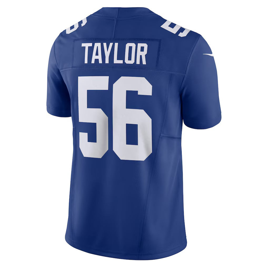 Tlead NY.Giants #56 Lawrence Taylor Royal Vapor F.U.S.E. Limited Stitched Jerseys