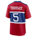 Tlead NY.Giants #5 Kayvon Thibodeaux Century Red Alternate Player Game Stitched Jerseys