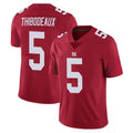 Tlead NY.Giants #5 Kayvon Thibodeaux Player Red Limited Vapor Untouchable Home Game Stitched Jerseys