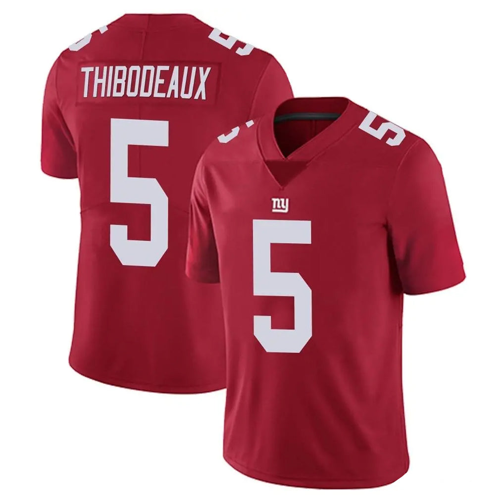 Tlead NY.Giants #5 Kayvon Thibodeaux Player Red Limited Vapor Untouchable Home Game Stitched Jerseys