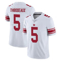 Tlead NY.Giants #5 Kayvon Thibodeaux Player White Limited Vapor Untouchable Home Game Stitched Jerseys