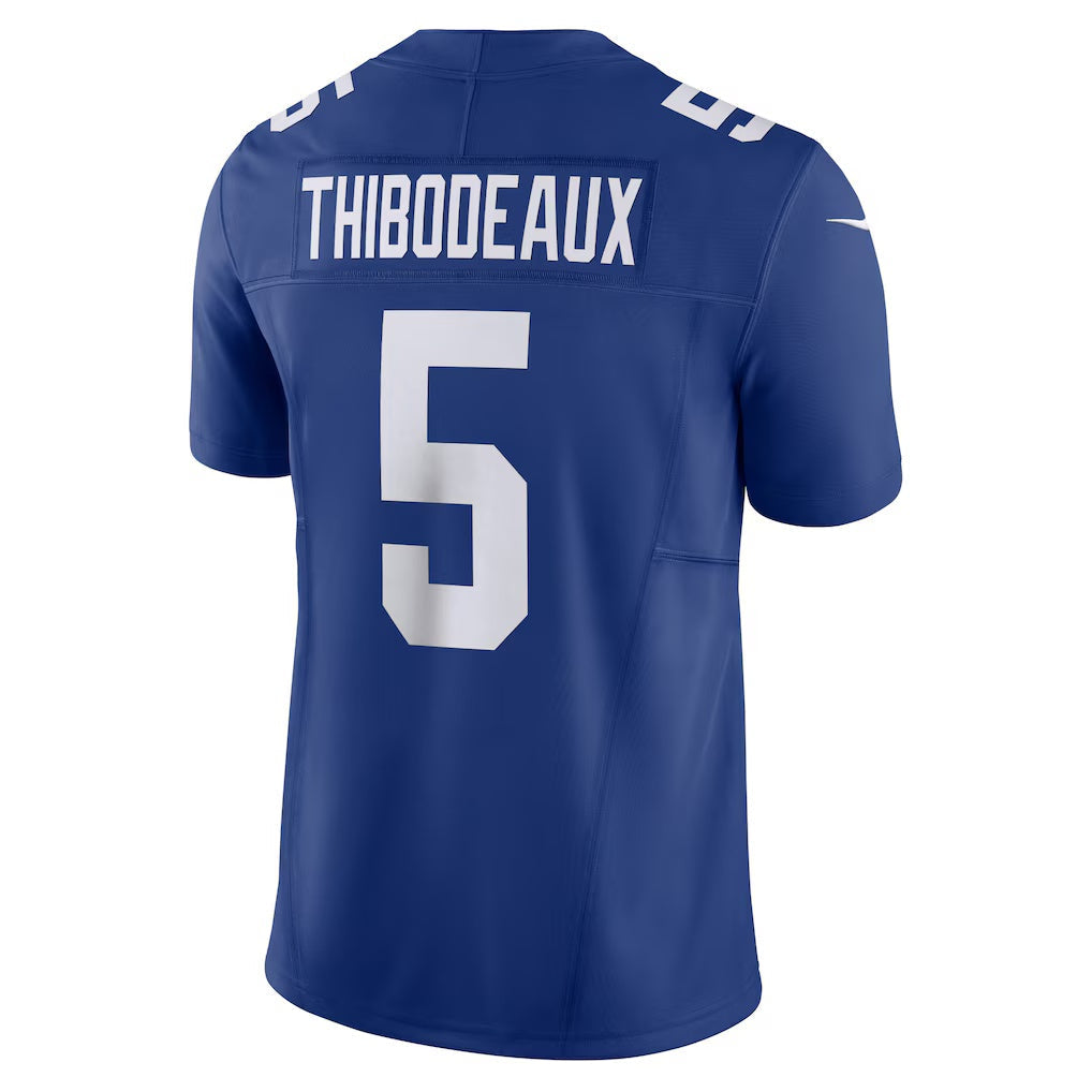 Tlead NY.Giants #5 Kayvon Thibodeaux Royal Vapor F.U.S.E. Limited Stitched Jerseys