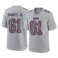 Tlead NY.Giants #61 John Michael Schmitz Jr. Player Gray Atmosphere Fashion Limited Game Stitched Jerseys