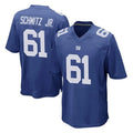 Tlead NY.Giants #61 John Michael Schmitz Jr. Player Royal Home Game Stitched Jerseys