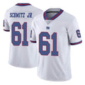 Tlead NY.Giants #61 John Michael Schmitz Jr. Player White Color Rush Home Game Stitched Jerseys