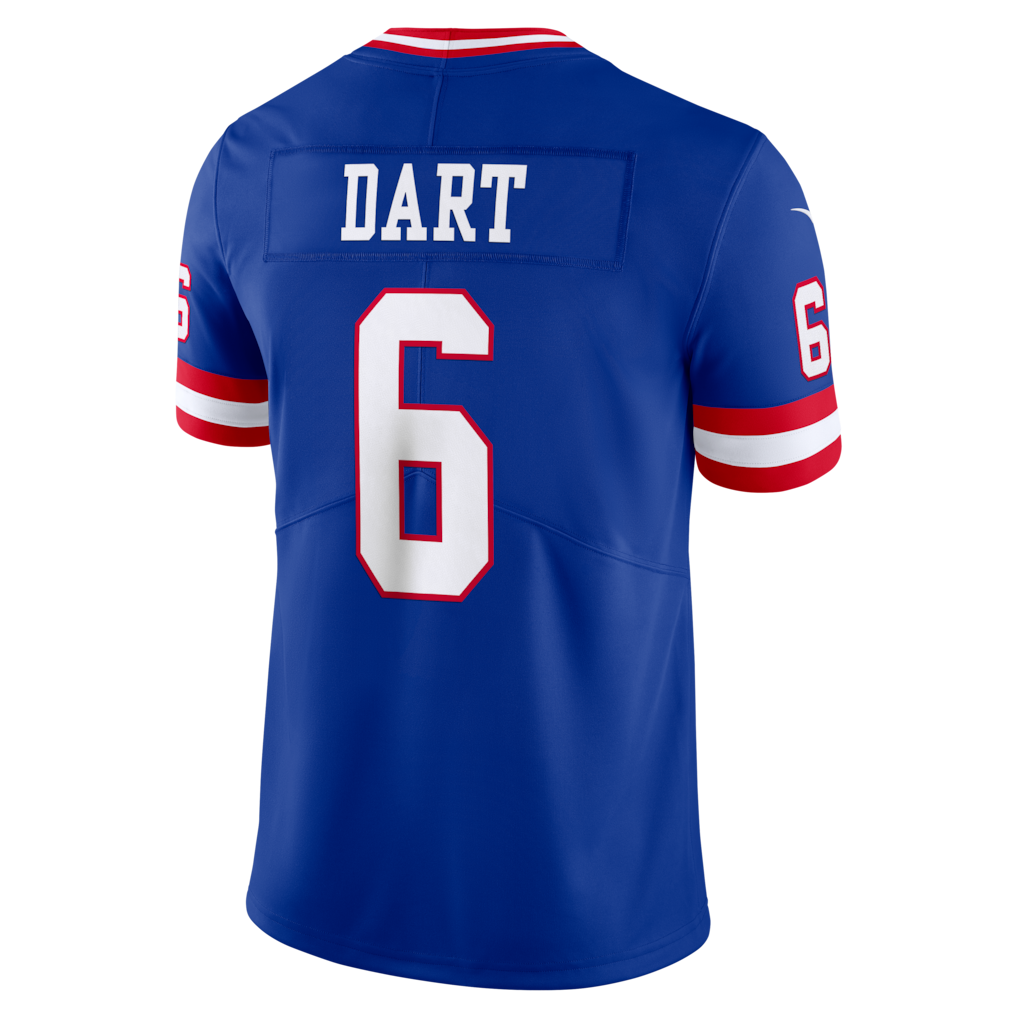 Tlead NY.Giants #6 Jaxson Dart Royal Legacy Vapor Untouchable Stitched Limited Jerseys