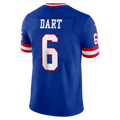 Tlead NY.Giants #6 Jaxson Dart Royal Legacy Vapor Untouchable Stitched Limited Jerseys
