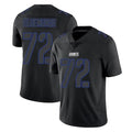 Tlead NY.Giants #72 Jermaine Eluemunor Player Black Impact Limited Home Game Stitched Jerseys