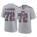 Tlead NY.Giants #72 Jermaine Eluemunor Player Gray Atmosphere Fashion Limited Game Stitched Jerseys