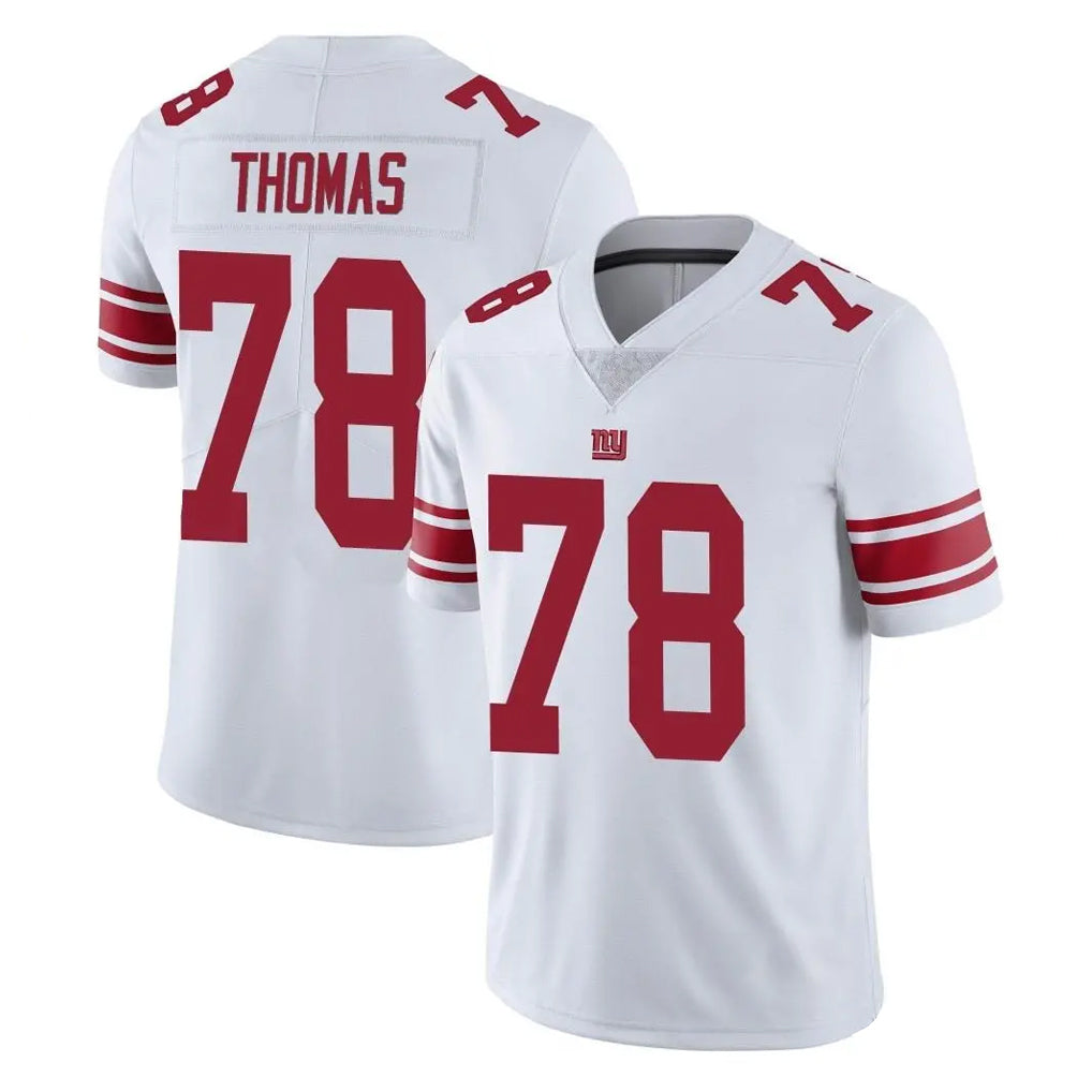 Tlead NY.Giants #78 Andrew Thomas Player White Limited Vapor Untouchable Home Game Stitched Jerseys