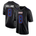 Tlead NY.Giants #8 Jevon Holland Player Carbon Fashion Limited Home Game Stitched Jerseys