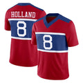 Tlead NY.Giants #8 Jevon Holland Player Red Century Vapor F.U.S.E. Home Game Stitched Jerseys