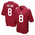 Tlead NY.Giants #8 Jevon Holland Player Red Home Game Stitched Jerseys